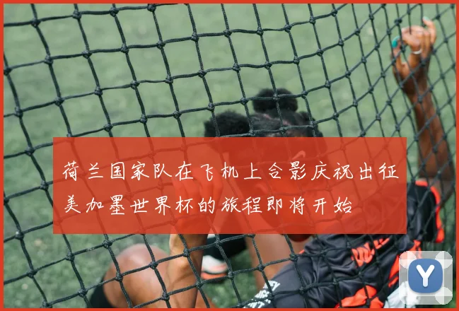 荷兰国家队在飞机上合影庆祝出征美加墨世界杯的旅程即将开始